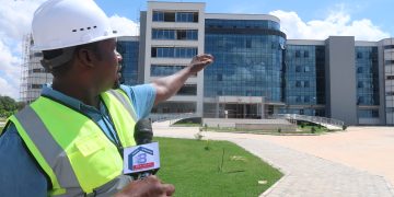NHC Mkandarasi ‘Class A’anayejenga Majengo ya Wizara nane katika Mji wa Serikali Mtumba jijini Dodoma