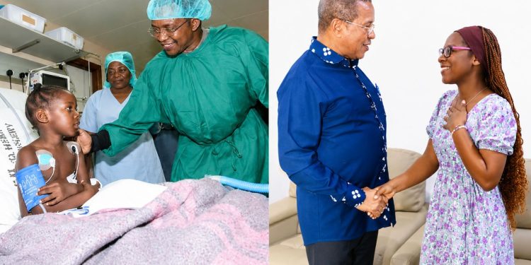 Rais Mstaafu Kikwete akutana na msichana aliyefanyiwa upasuaji wa moyo akiwa na miaka minne,sasa ni Mwanafunzi Shahada ya Udaktari