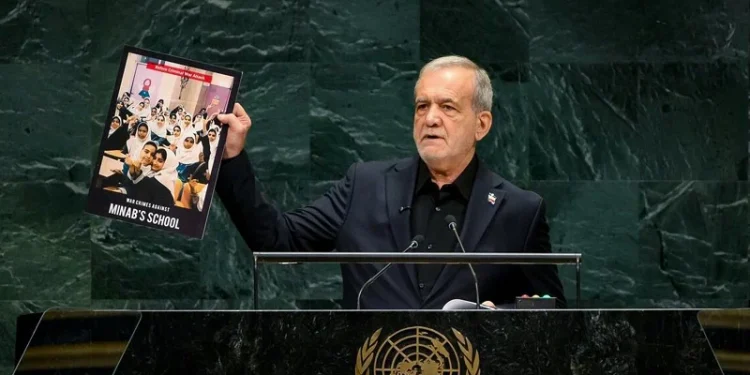Rais Pezeshkian wa Iran awaonesha wajumbe wa UNGA ukatili wa Israel na Marekani